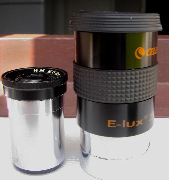 oculaires 25 mm (24,5 vs 31,75)) oculaires 25 mm (24,5 vs 31,75))