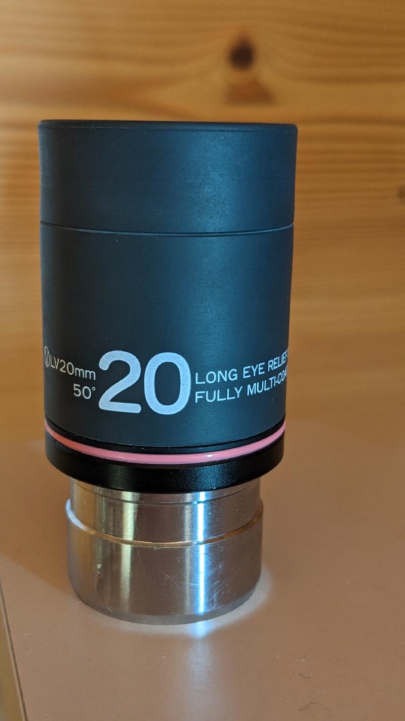 Oculaire Vixen LV 20mm 50° - 1,25" - Long eye relief