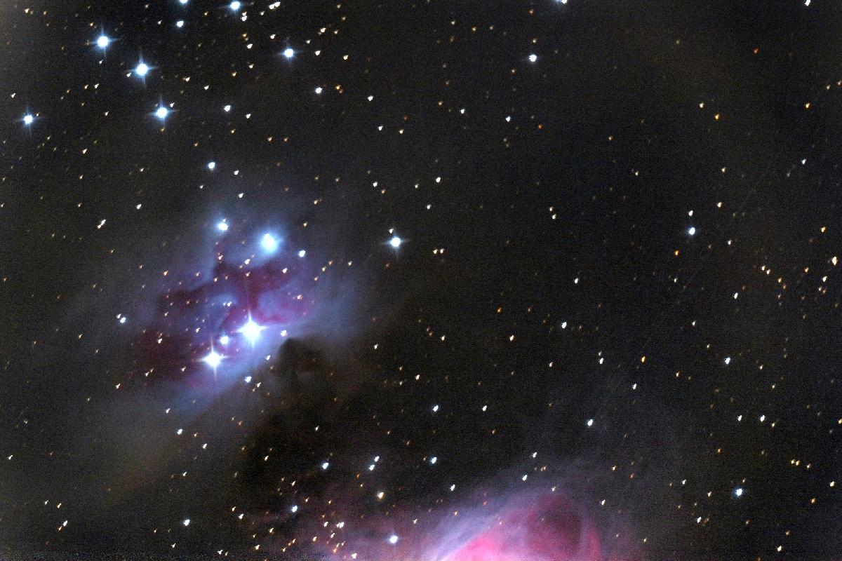 Nébu Orion centrée sur 42 Orionis
