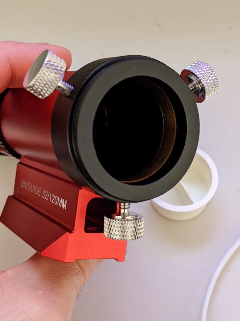 Lunette de guidage Uniguide 32mm rouge de William Optics
