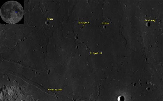 Site alunissage Apollo 11 Site alunissage Apollo 11