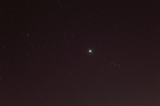 Hyades-Venus-Pleiades