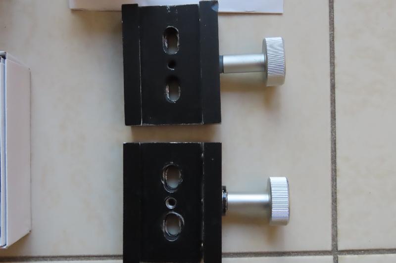 laser collimation, oculaires, pinces Vixen, bande chauffante