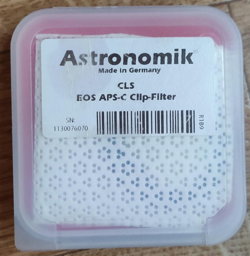 Filtre Astronomik CLS Clip-in Canon EOS APS-C