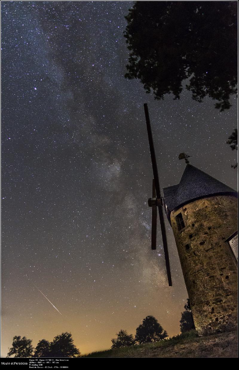 Moulin et perséide Moulin et perséide