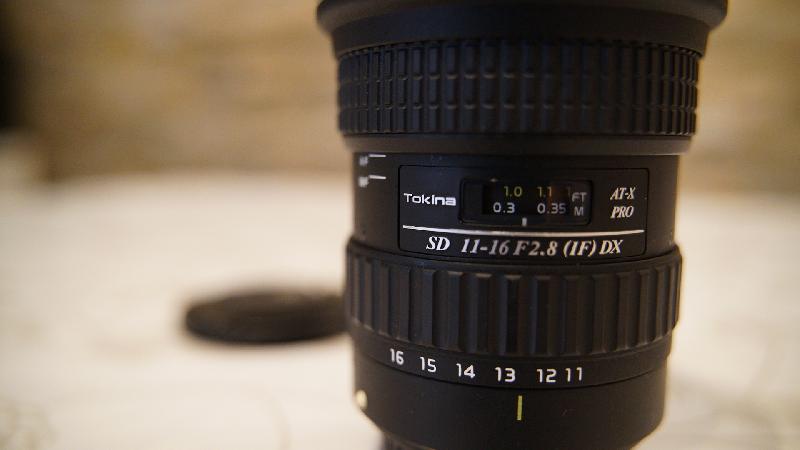Objectif Tokina 11-16 mm Objectif Tokina 11-16 mm