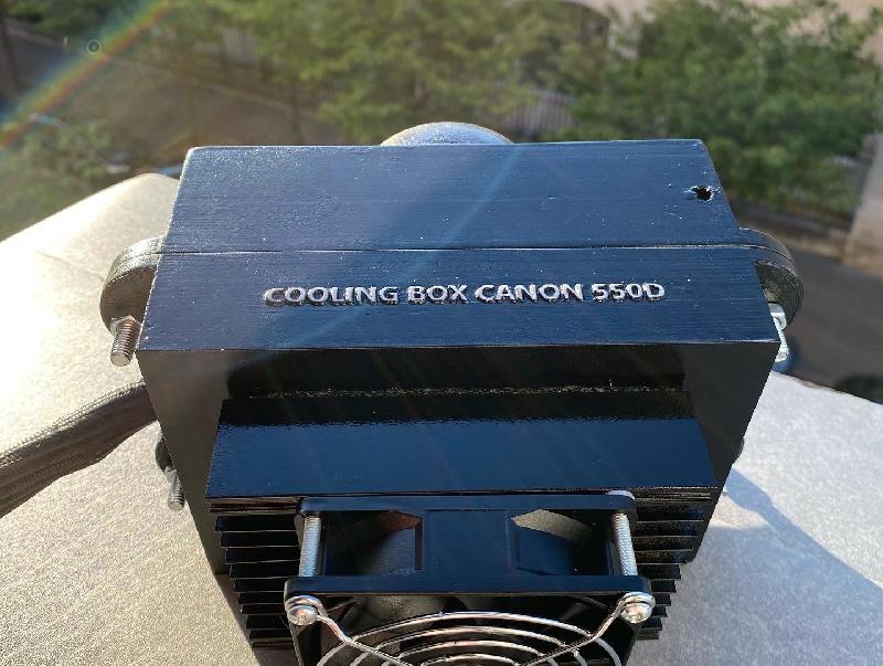 Cooling box pour Canon 550d ou T2i Cooling box pour Canon 550d ou T2i