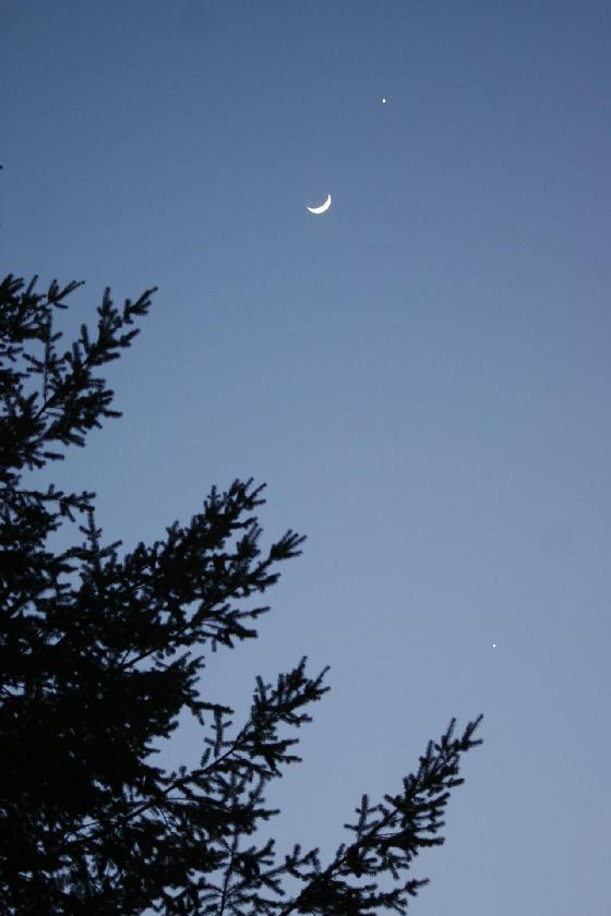 conjonction lune vénus jupiter