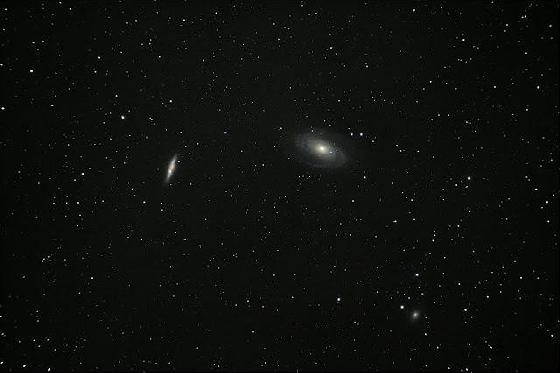 M81 et M82 sans autoguidage M81 et M82 sans autoguidage
