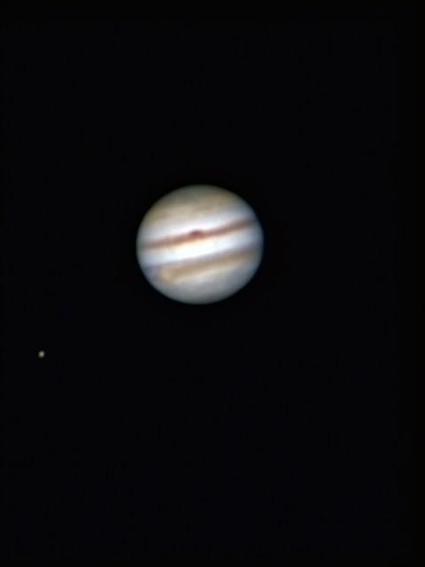Jupiter et Europe le 11/10 Jupiter et Europe le 11/10