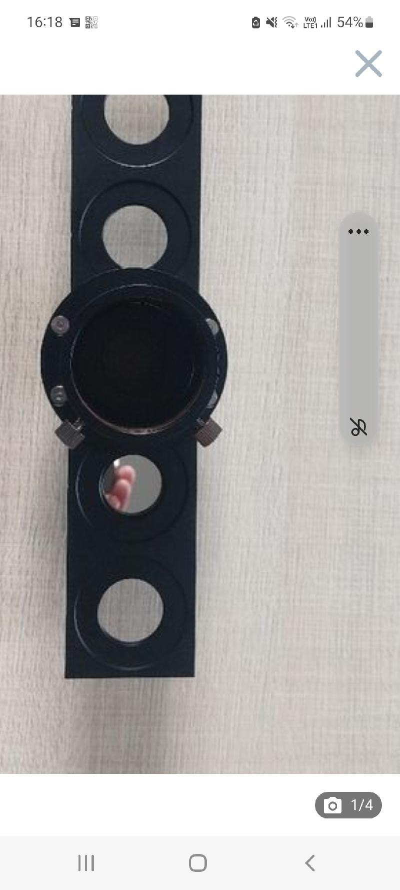 Barrette a filtre téléscope compatible 2 et 1'25
