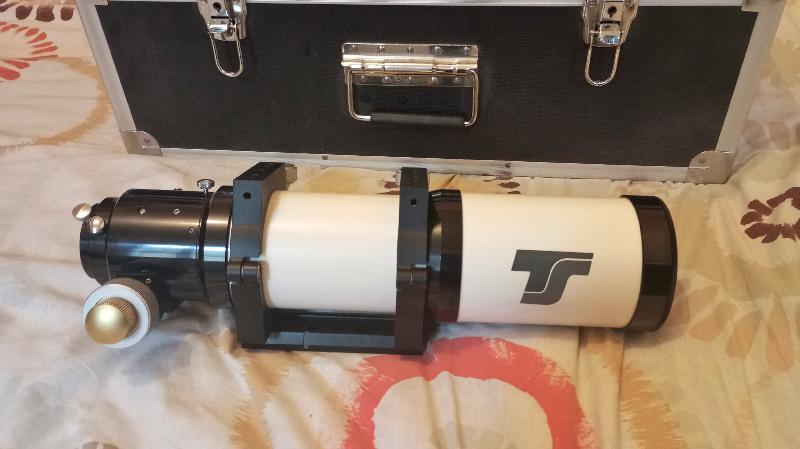 Lot 80 triplet APO, aplanisseur, rc et monture az