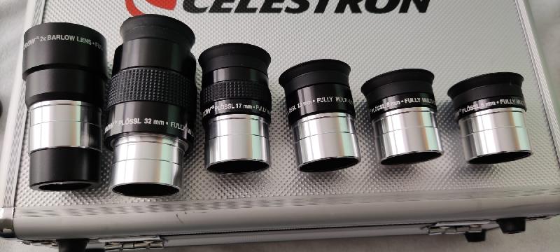 valise celestron: oculaires, filtres et barlow 2x 31.8mm valise celestron: oculaires, filtres et barlow 2x 31.8mm