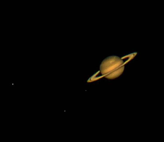 Saturne et ses satellites