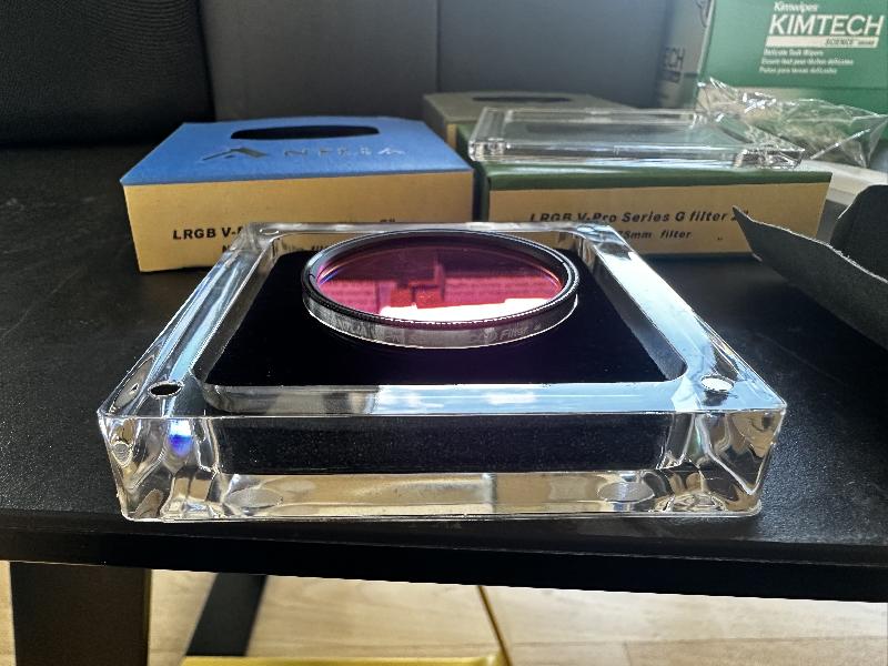 Filtres Antlia Vpro LRGB et possibilités pour SHO 2" montés Filtres Antlia Vpro LRGB et possibilités pour SHO 2" montés