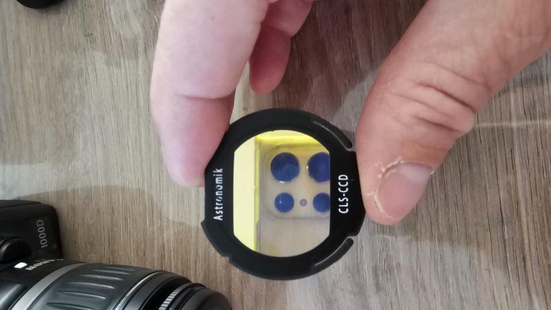 Canon eos 1000d partiellement defiltré avec diviseur optique et filtre cls-ccd eos clip Canon eos 1000d partiellement defiltré avec diviseur optique et filtre cls-ccd eos clip