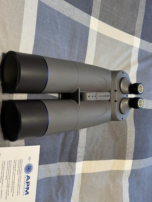 Jumelles APM 100 ed apo 90 + Bras de fourche +Case Geoptik