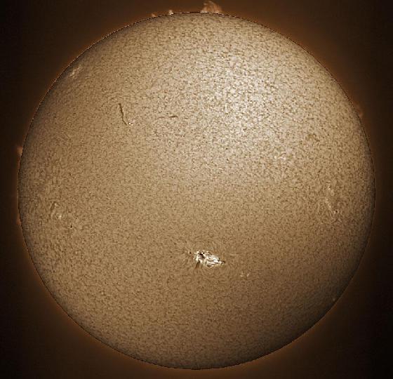 Soleil H-alpha 21 avril