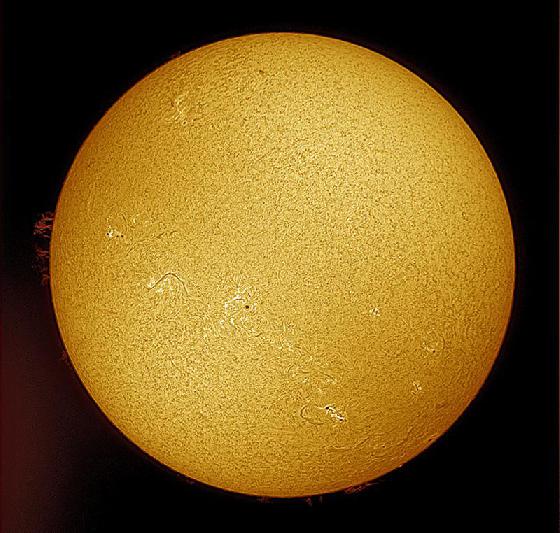 Soleil H alpha 21 aout Soleil H alpha 21 aout