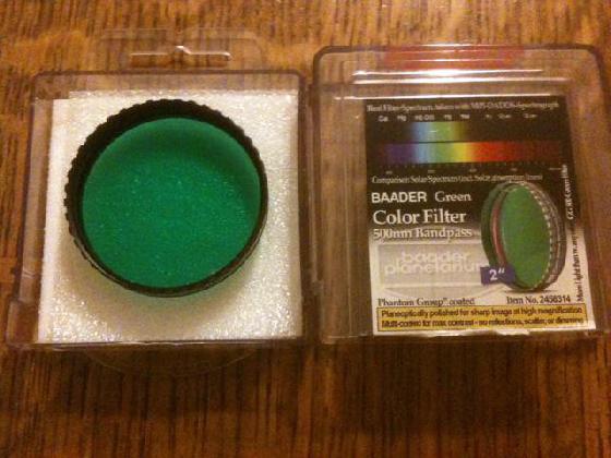 Filtre vert 500 mm Baader Filtre vert 500 mm Baader