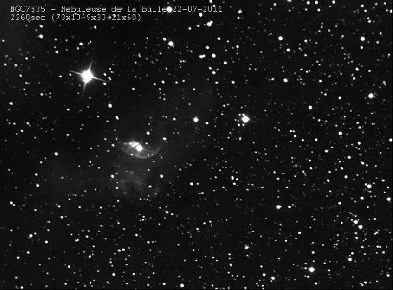 NGC7635 Nébuleuse de la Bulle