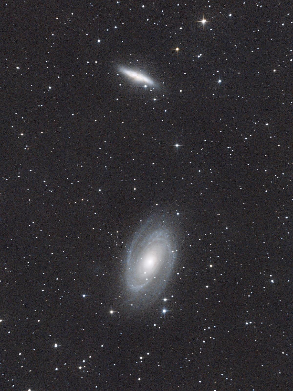M81 & M82 - Les Galaxies de Bode et du Cigare M81 & M82 - Les Galaxies de Bode et du Cigare