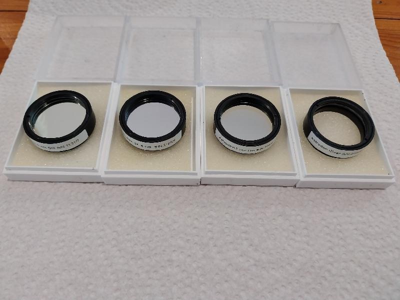 Filtres Astrodon SHO 5nm, UV + RAF