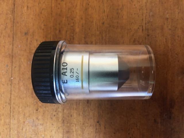 Objectif microscope Olympus E A10x, 0,25, 160mm