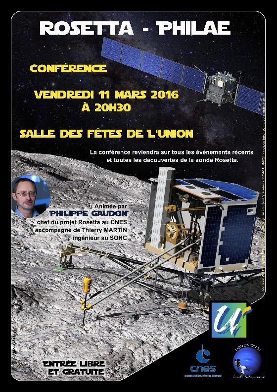 Conférence Rosetta/Philae