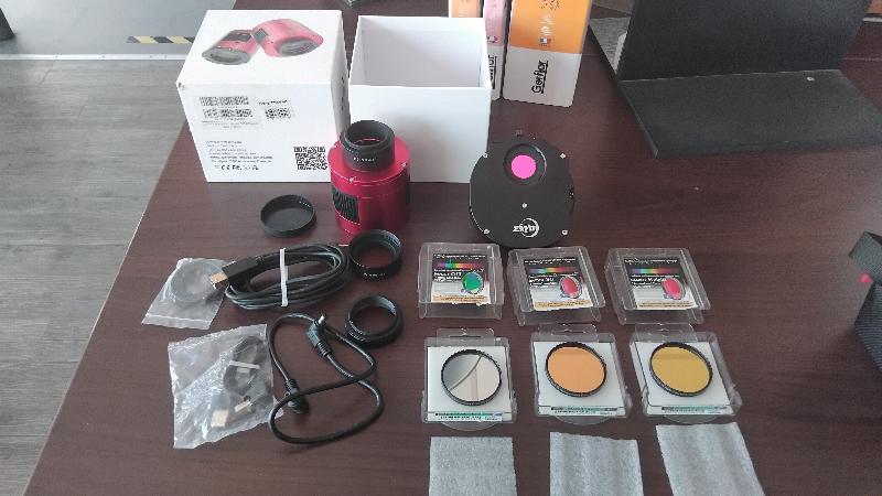 Zwo asi533 mm plus lot de filtres sho lrvb roue à filtres et tiroir