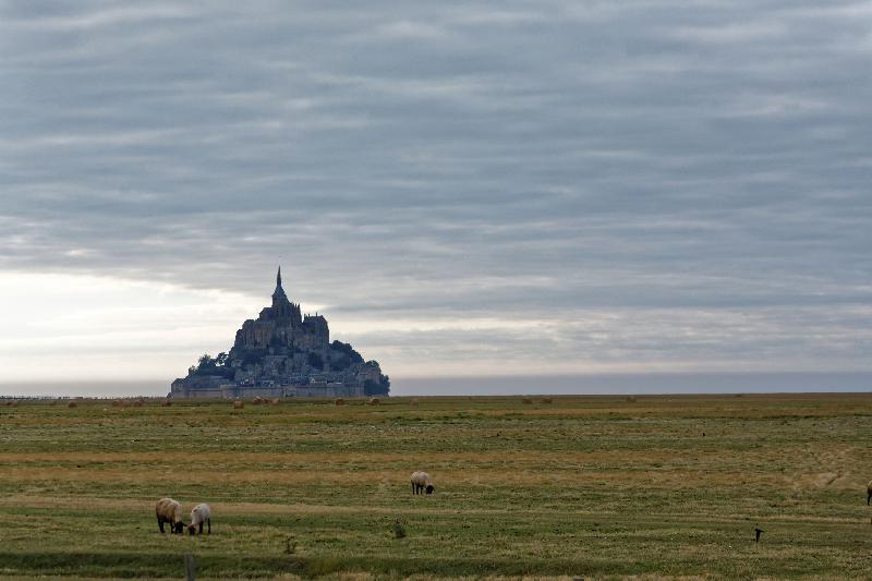 Eclipse au Mont Saint-Michel - 18h35
