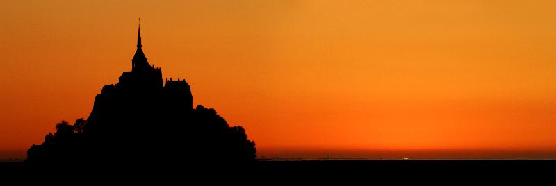Eclpise au Mont Saint Michel - 21h10