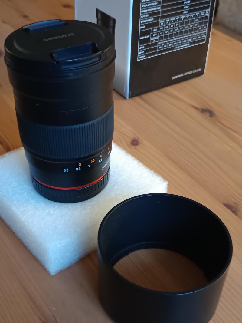 Samyang 135 F2 comme neuf monture canon