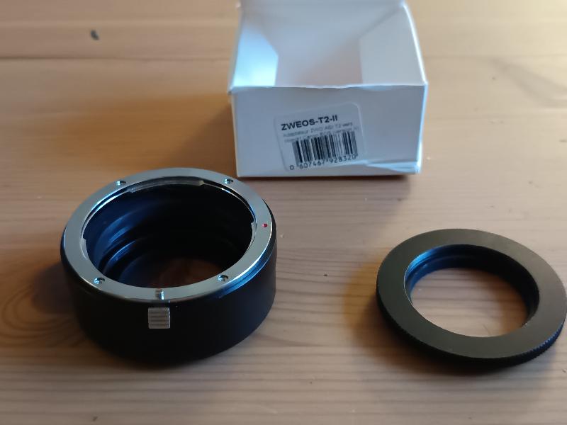 Adaptateur EOS T2 II ZWO