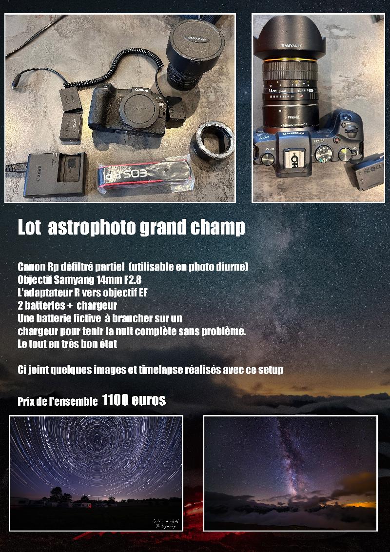 Canon RP défiltré + samyang 14mm F2.8