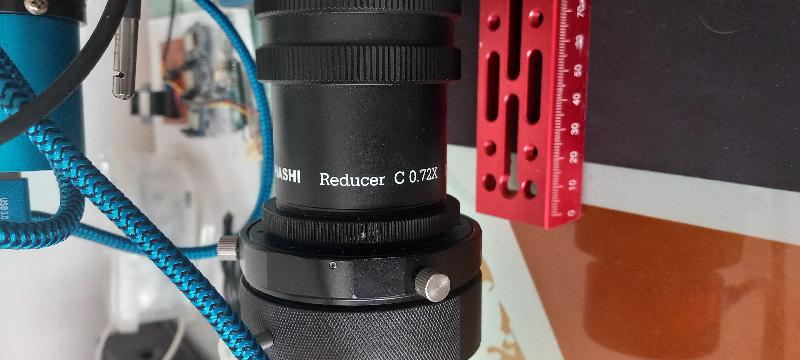 Réducteur de focale Takahashi 0.72x n°18 pour FS-60CB + Bague vers M48
