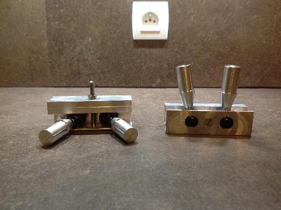 Fixations tubes serrurier Fixations tubes serrurier