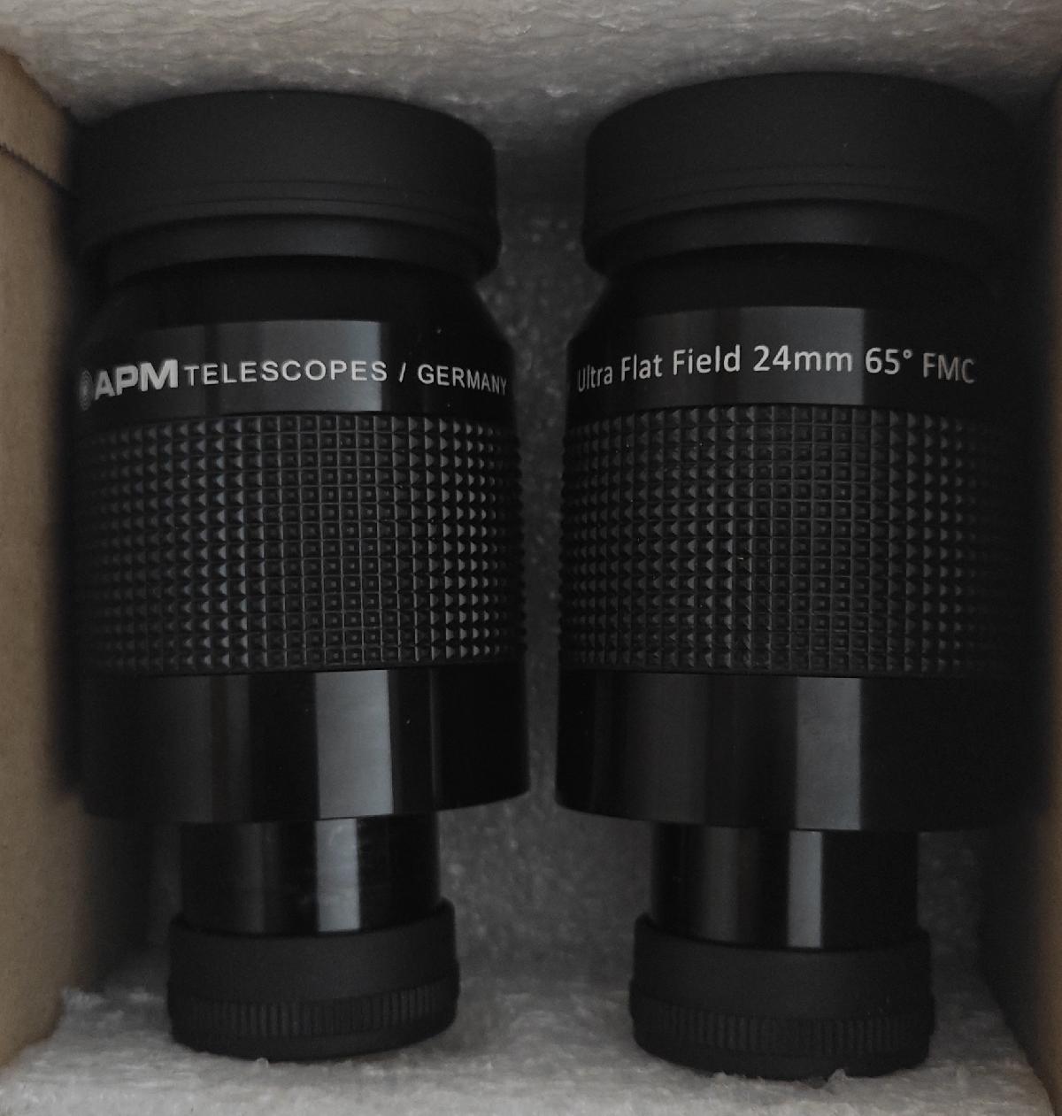 Deux oculaires APM 24 mm Deux oculaires APM 24 mm