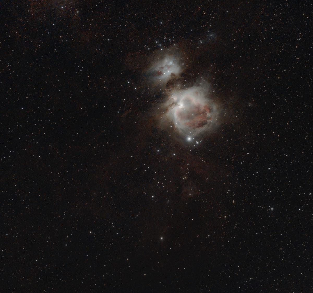 Nébuleuse d'Orion sans tracking