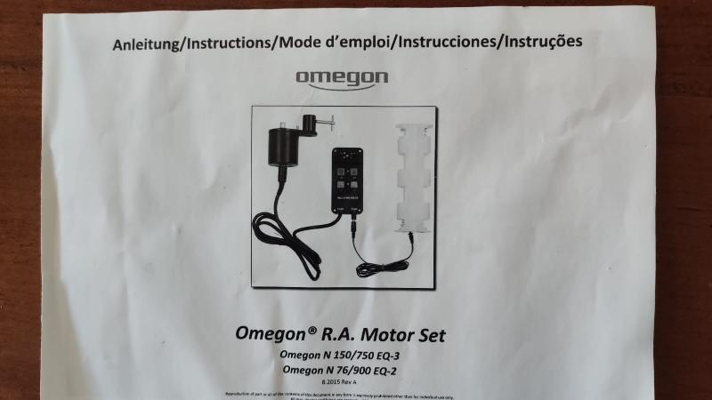 Monture EQ-3 Omegon et moteur de suivi