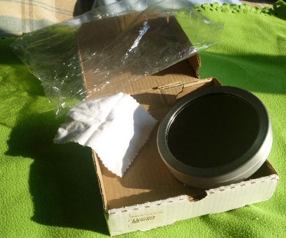 Filtre solaire pleine ouverture 127 / 146