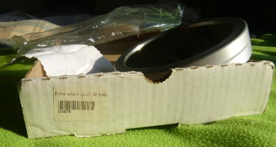 Filtre solaire pleine ouverture 127 / 146