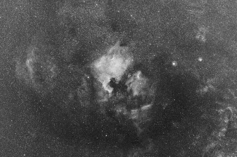NGC7000 Ha Canon 600D astronomikHa 12nm NGC7000 Ha Canon 600D astronomikHa 12nm