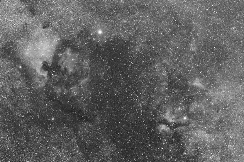 NGC7000 + IC1311 Canon 600D CLS EF 100 mm L