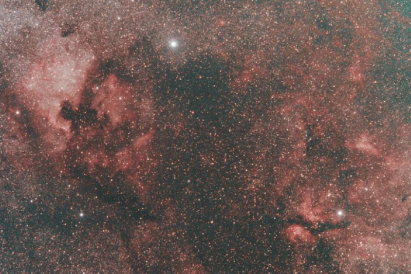 NGC7000 + IC1311 Canon 7D CLS EF 100 mm L NGC7000 + IC1311 Canon 7D CLS EF 100 mm L