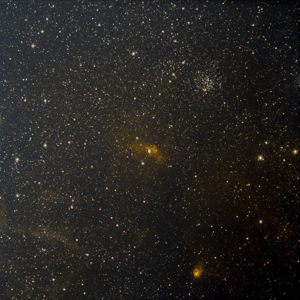 NGC 7635 Nebuleuse de la Bulle