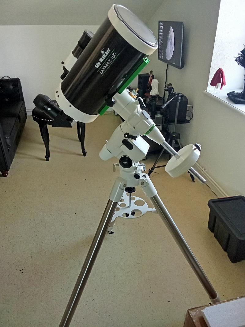 Mak 150 + Monture eq5 motorisés