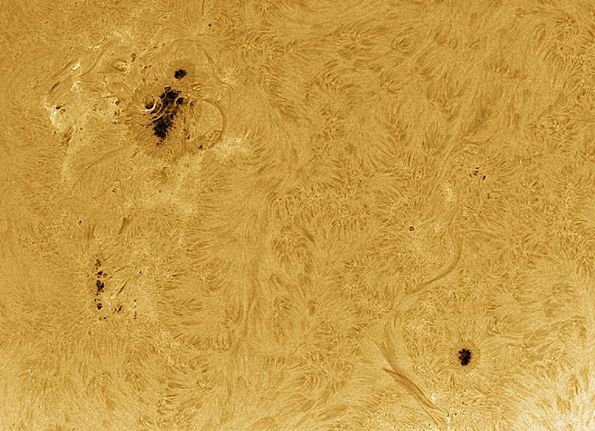 Soleil du 10 août 2024 en début de soirée