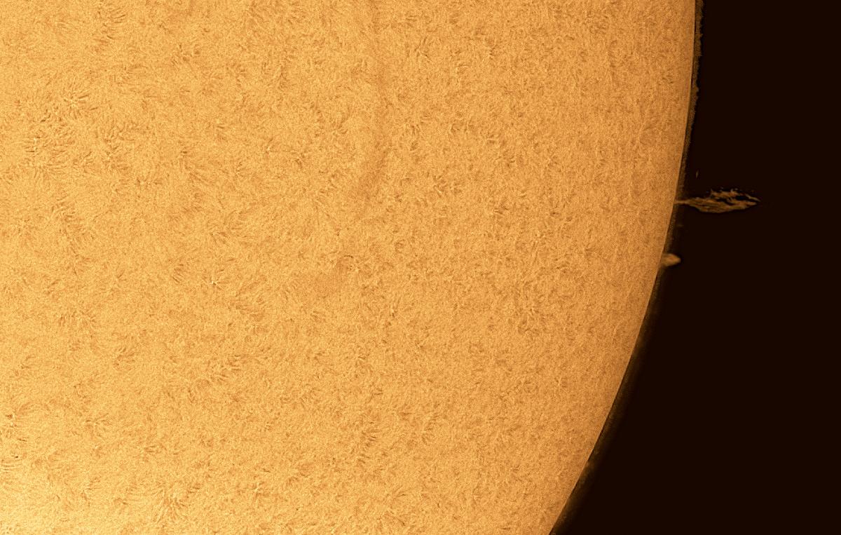 Soleil du 10 août 2024 en début de soirée Soleil du 10 août 2024 en début de soirée