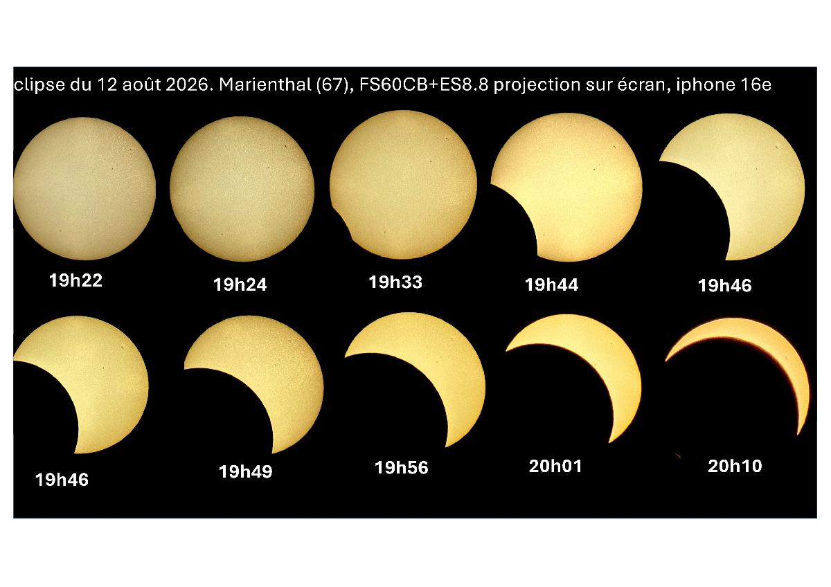 Bilan éclipse 12 août Bilan éclipse 12 août